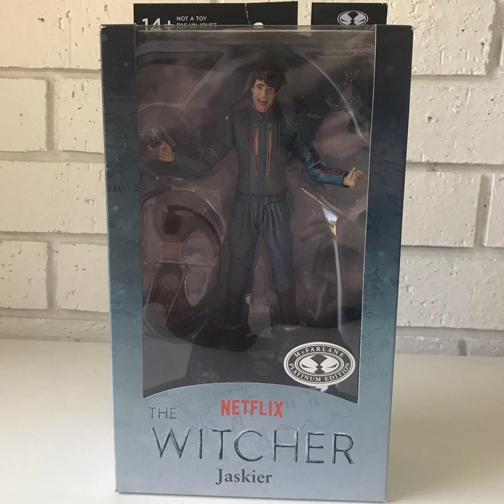 The Witcher Jaskier Action Figure Platinum Edition McFarlane Toys Netflix